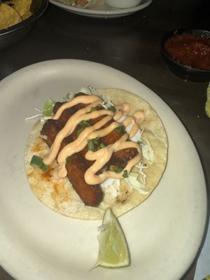 Tempeh taco  at TacoLu in Jacksonville Beach