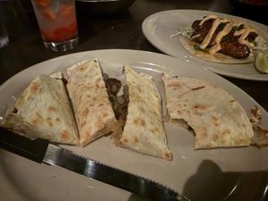Vegan quesadilla   at TacoLu in Jacksonville Beach