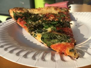 Margarita pizza  at Hot Tongue Pizza in Los Angeles