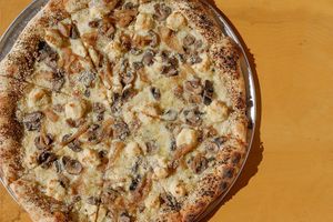 White pie! at Hot Tongue Pizza in Los Angeles