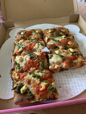 Sicilian pizza  at Hot Tongue Pizza in Los Angeles