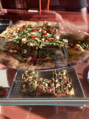 Basil and Sicilian  at Hot Tongue Pizza in Los Angeles