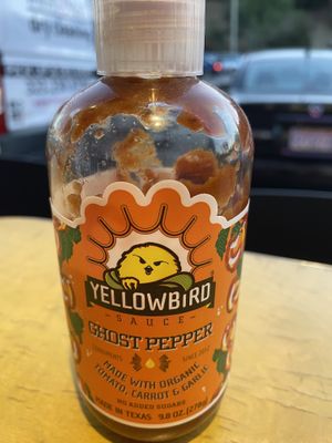 Hot Sauce for your Hot Tongue  at Hot Tongue Pizza in Los Angeles