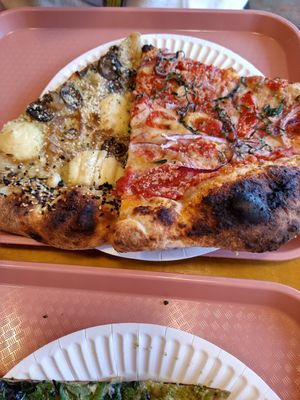 White and arribiata at Hot Tongue Pizza in Los Angeles