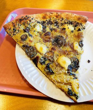 White pie   at Hot Tongue Pizza in Los Angeles