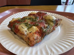 Sicilian pizza  at Hot Tongue Pizza in Los Angeles