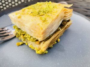 Pistachio Baklava  at Meddys - Washington Ave in Wichita