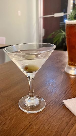 Dirty Sober Martini  at Cofu in Vancouver
