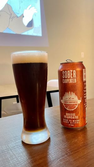 Red Irish Sober Caroenter  at Cofu in Vancouver