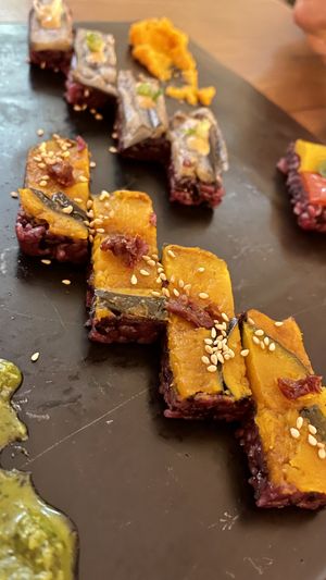 Pressed Sushi!  at Cofu in Vancouver