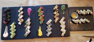 Our order for our family of three. Filled us all up!  at Cofu in Vancouver