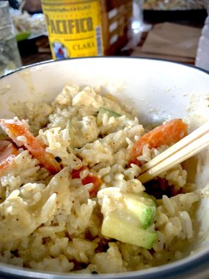 Thai Yellow Curry (***the green and red curry cannot be made vegan)  at Kenshō in Bucerias