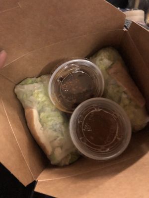 Goi cuon - summer roll   at Bánh Mì and Bottles in Philadelphia