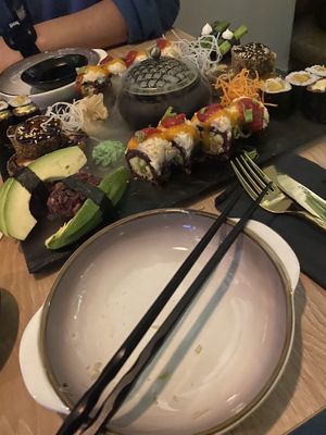 Sushi Platte   at Secret Garden in Munich