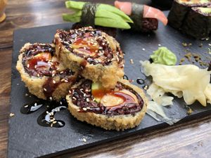 Tempura roll  at Secret Garden in Munich