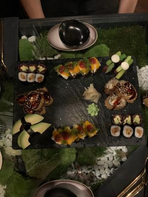 Sushi plate for 2 at Secret Garden in Munich
