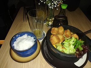 'Sinneswandel' - Rotes Curry mit Reis at Secret Garden in Munich