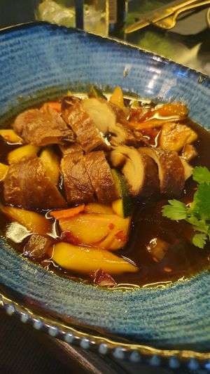 M8 crispy duck at Secret Garden in Munich