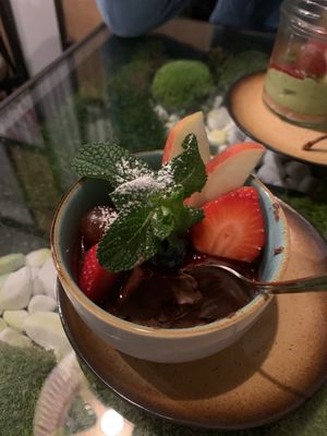 Best chocolate mousse ever !! 🥰  at Secret Garden in Munich
