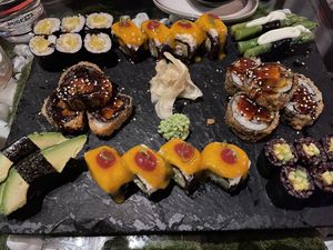 Sushi platter for 2 #Veganuary at Secret Garden in Munich