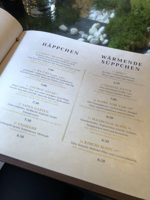 Starters   at Secret Garden in Munich