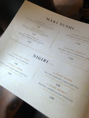 Sushi   at Secret Garden in Munich