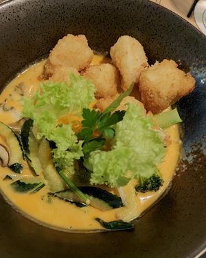 Red curry at Secret Garden in Munich