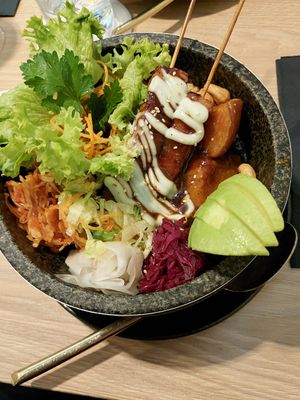 Tempeh at Secret Garden in Munich