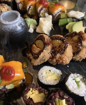 Best tempura roll we have ever had!  at Secret Garden in Munich