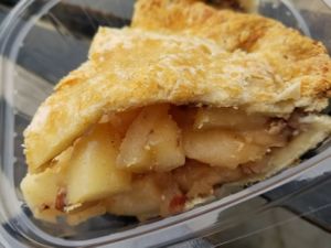 Vegan apple pie at Veggie Galaxy in Cambridge
