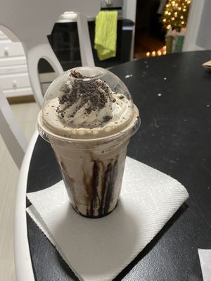 Oreo frappe  at Veggie Galaxy in Cambridge