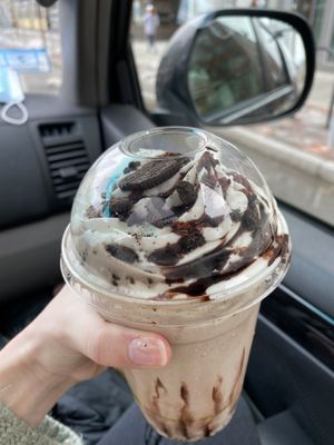 Oreo frappe at Veggie Galaxy in Cambridge