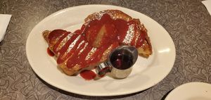 Vegan stuffed French toast at Veggie Galaxy in Cambridge