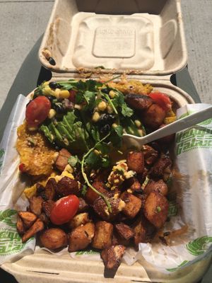 South western omelet veganized at Veggie Galaxy in Cambridge