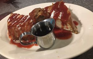 Stuffed French Toast at Veggie Galaxy in Cambridge