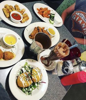  Feast!  Great milkshakes!  at Veggie Galaxy in Cambridge