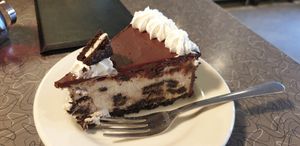 Oreo cake at Veggie Galaxy in Cambridge