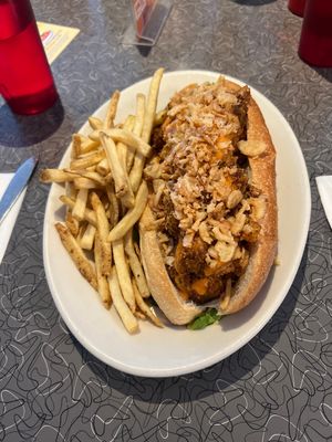 Cauli Po’boy  at Veggie Galaxy in Cambridge