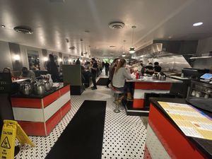 The diner   at Veggie Galaxy in Cambridge