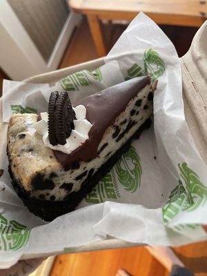 Vegan Oreo cake   at Veggie Galaxy in Cambridge