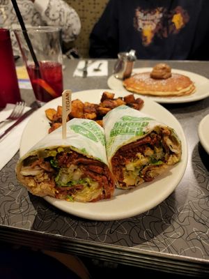 Breakfast Burrito at Veggie Galaxy in Cambridge