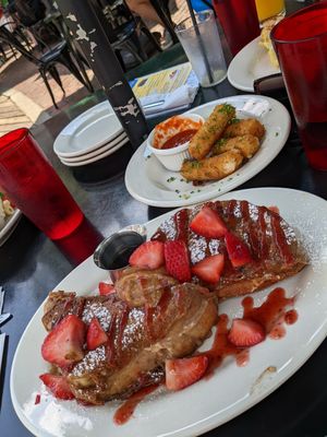 Stuffed french toast at Veggie Galaxy in Cambridge