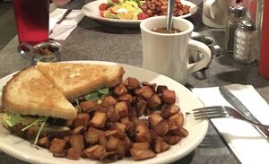   at Veggie Galaxy in Cambridge