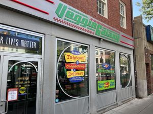 Outside Restaurant  at Veggie Galaxy in Cambridge