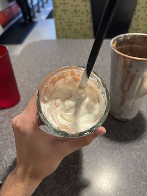 Coconut Whip  at Veggie Galaxy in Cambridge