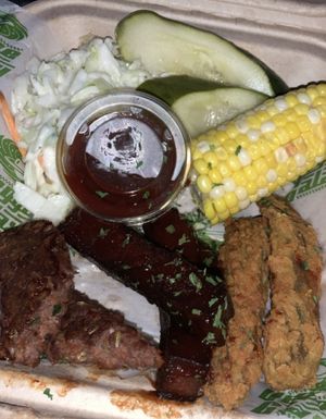 BBQ special  at Veggie Galaxy in Cambridge