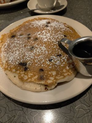 Chocolate chip pancakes at Veggie Galaxy in Cambridge