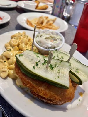 Wednesday special - Nashville Chick’n - good but not spicy at all   at Veggie Galaxy in Cambridge