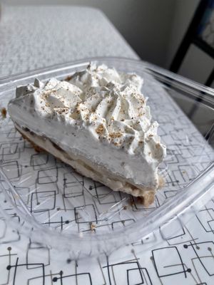 Banana cream pie   at Veggie Galaxy in Cambridge
