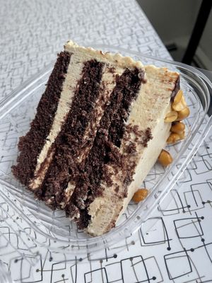 Peanut butter cake   at Veggie Galaxy in Cambridge